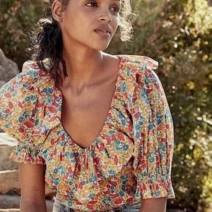 Doen Constance Top, Liberty Fabric